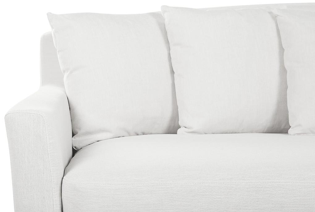 Fodera color bianco per divano a 3 posti GILJA Beliani