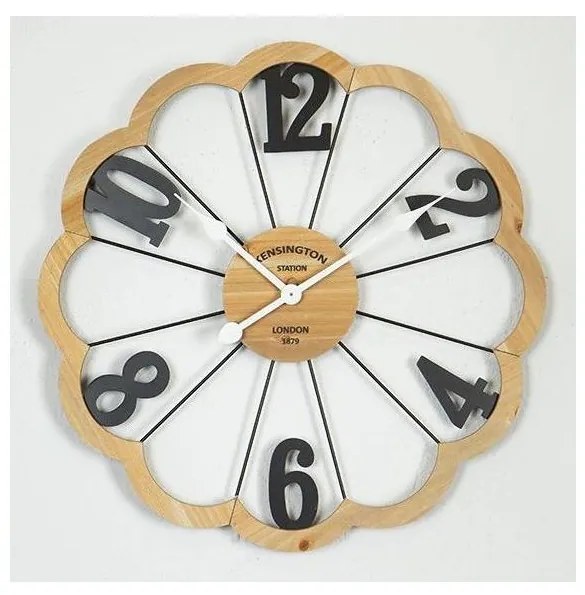 Orologio da parete 1xAA diametro 60 cm beige/nero