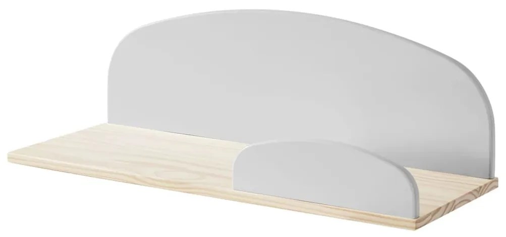Mensola A Muro Kiddy 65 Cm İn Legno Grigio Freddo /