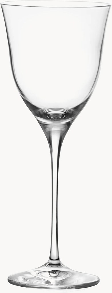 Set di 6 bicchieri da vino in cristallo Sabina