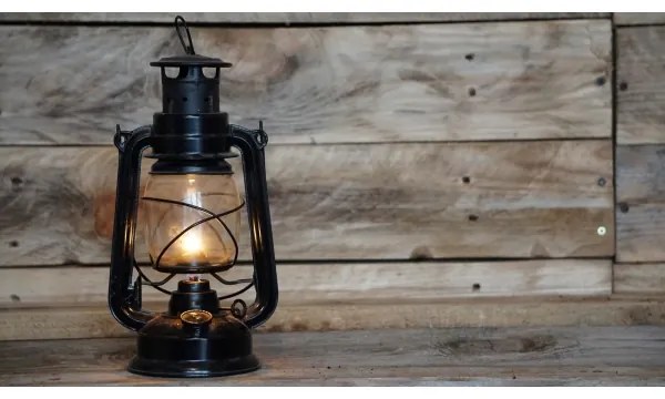 Brilagi - Lampada ad olio LANTERN 19 cm nera