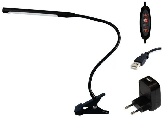 Top Lampada Lara C - Lampada LED dimmerabile con clip USB LED/5W/230V