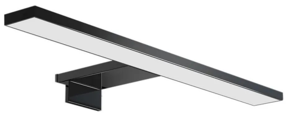 Illuminazione specchio bagno LED/8W/230V 4000K 50 cm IP44 nero