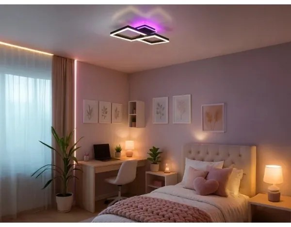 Plafoniera LED RGBW dimmerabile LED/75W/230V 3000-6500K + telecomando