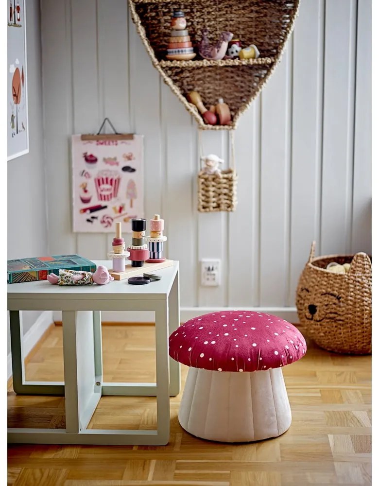 Libreria da parete per bambini in seagrass di colore naturale 59x105 cm Ditter - Bloomingville Mini