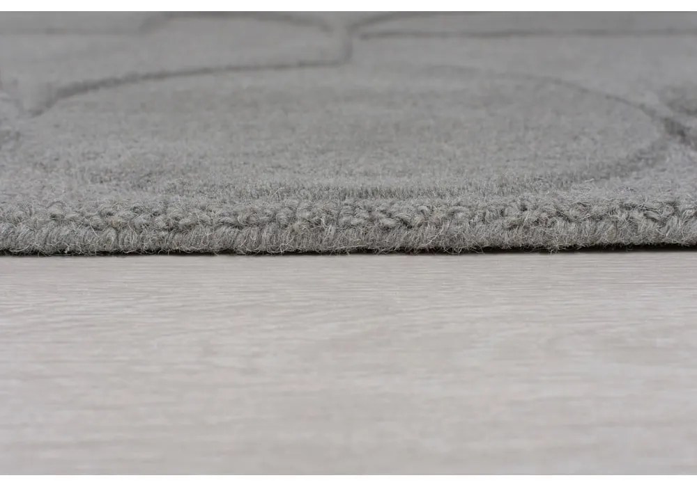Tappeto in lana grigio 200x290 cm Gigi - Flair Rugs