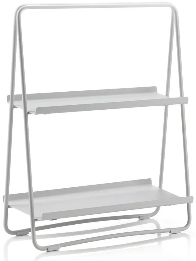 Scaffale in metallo grigio chiaro 23x58 cm A-Table - Zone