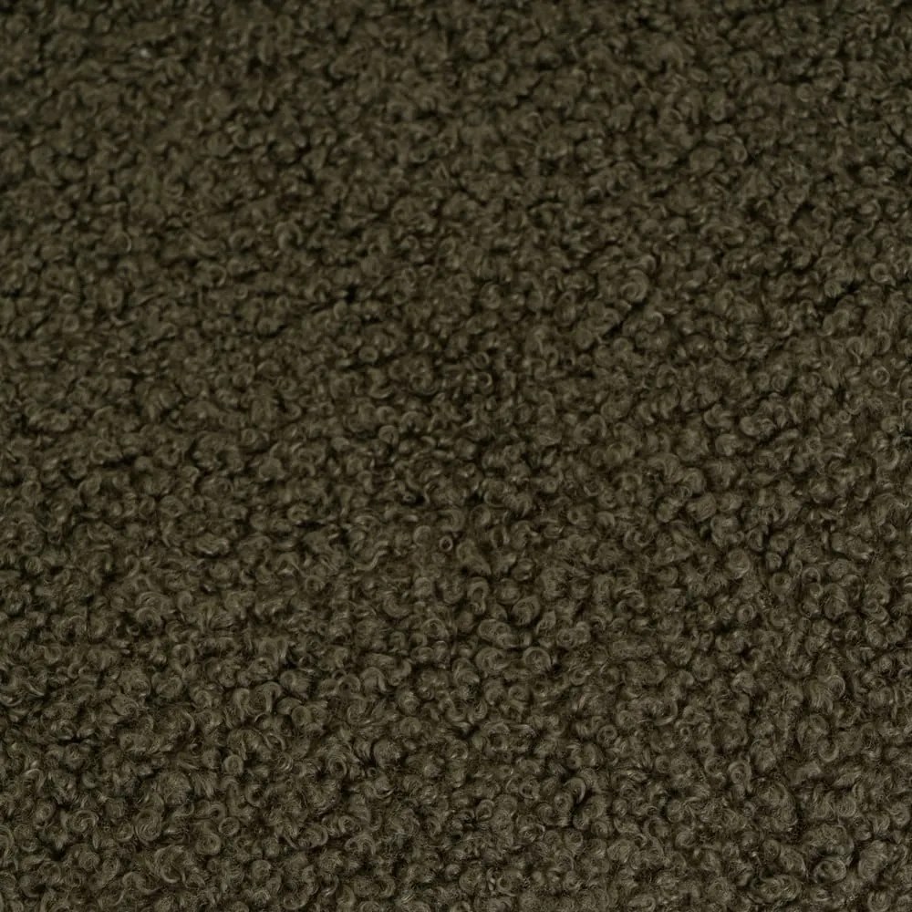 Coperta verde in sherpa 130x160 cm Sherpa Bouclé – Casa Selección