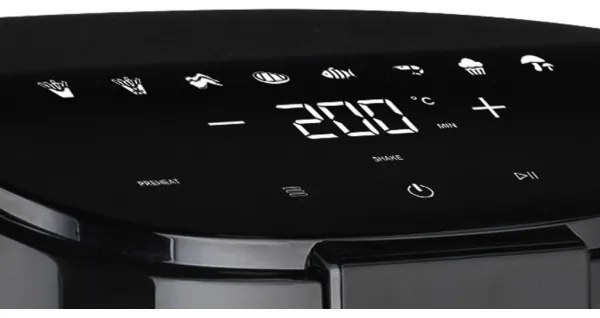 TESLA Electronics AirCook - Friggitrice digitale multifunzionale ad aria calda 4 l 1500W/230V