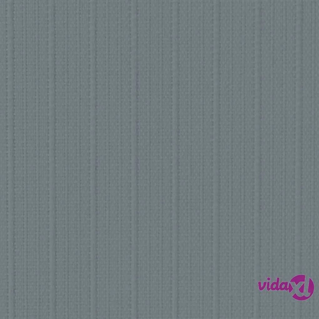 vidaXL Tende Verticali a Fascia in Stoffa Grigia 150x180 cm