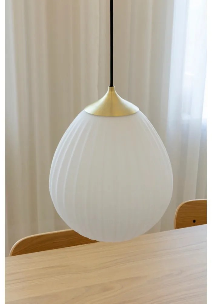 Paralume in bianco-oro ø 27 cm Around the World Medium - UMAGE