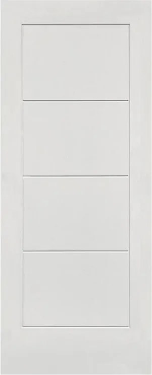 Anta per porta scorrevole Bent in mdf bianco, L 93 x H 212 cm spessore 44 mm, apertura reversibile