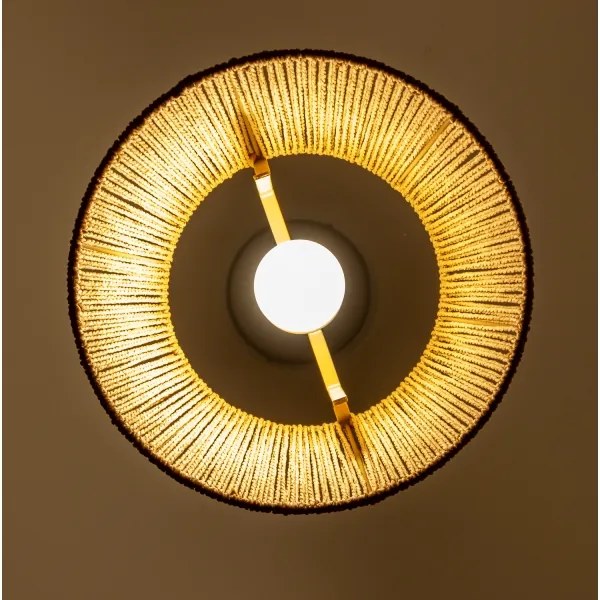 Brilagi - Lampada a sospensione LED su cavo CERIA BOHO 1xE27/40W/230V Ø 28 cm marrone