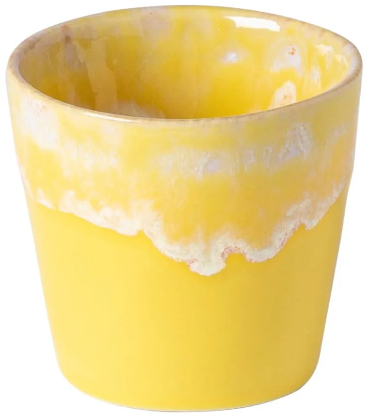Tazza da espresso in gres giallo e bianco, 90 ml Grespresso - Costa Nova