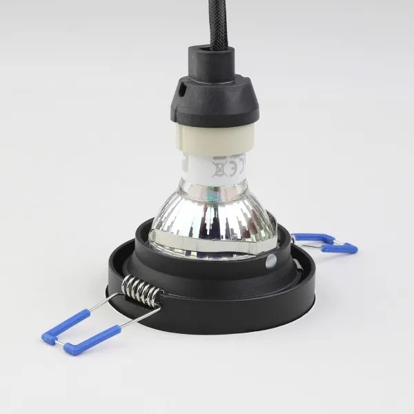 Eglo 900451 - Lampada da incasso CAROSSO 1xGU10/35W/230V antracite