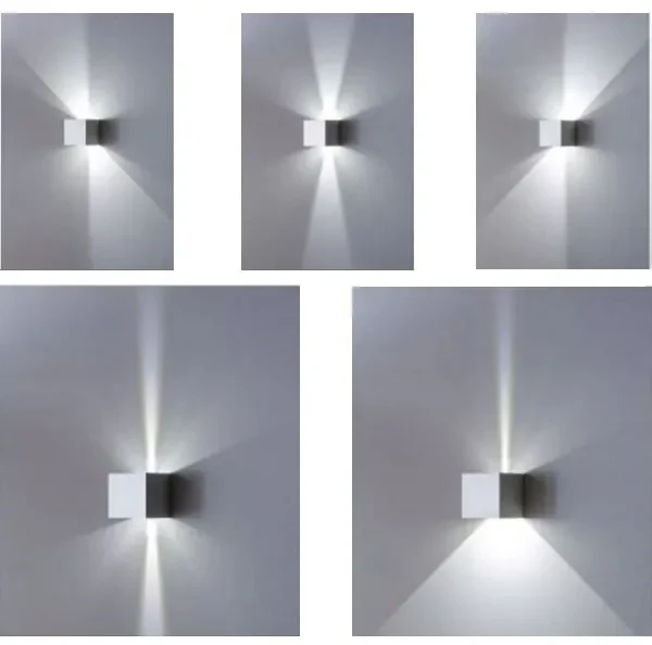Hotshot ISYLUCE antracite mm100x100x100 LED 16W 3000K fasci regolabili IP54