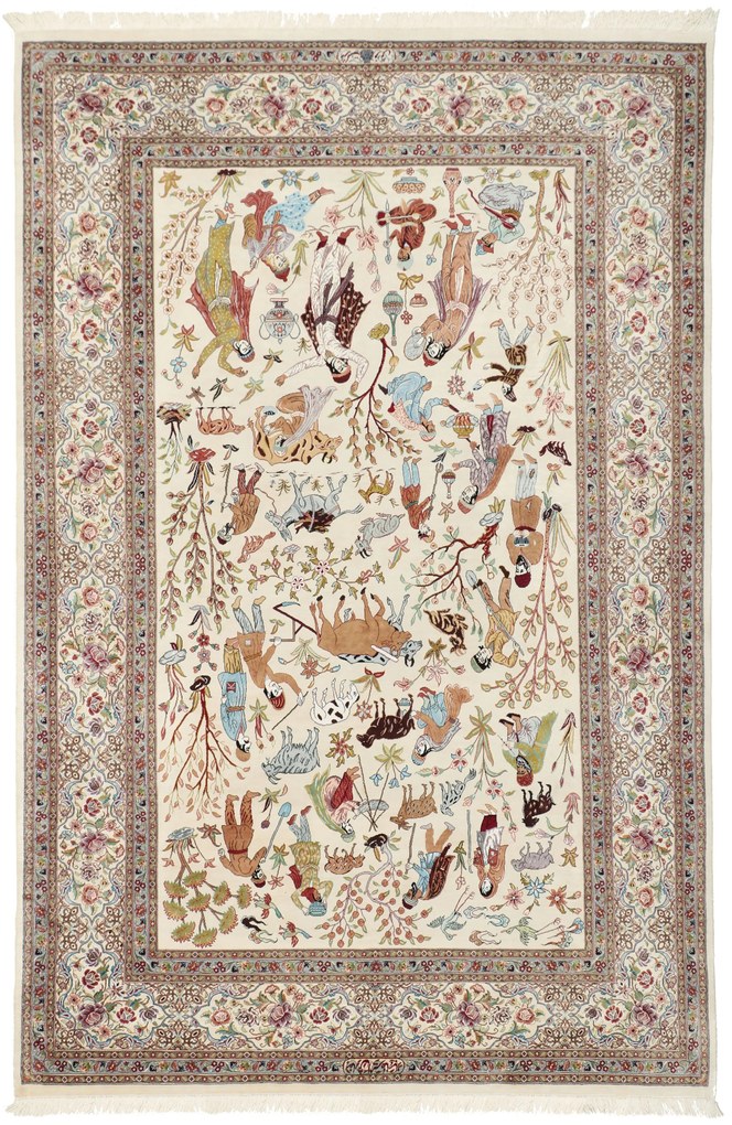 Ghom Tappeto persiano 220x150 (Iran) Annodato A Mano