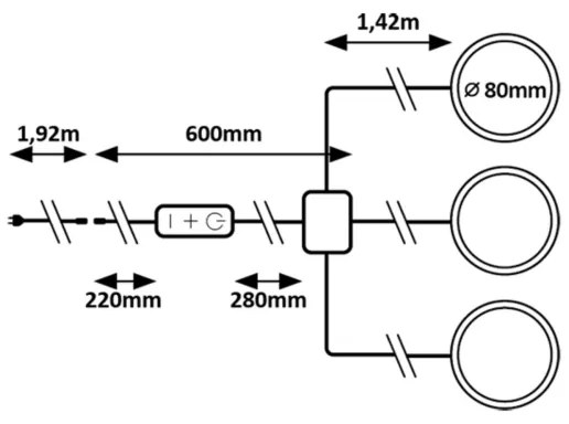 Rabalux 78043 - SET 3x LED Illuminazione dimmerabile del mobile SOCAVI 3xLED/1W/230V 4000K