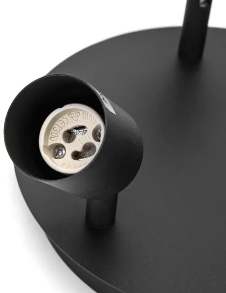 Aigostar - Faretto orientabile 3xGU10/60W/230V nero