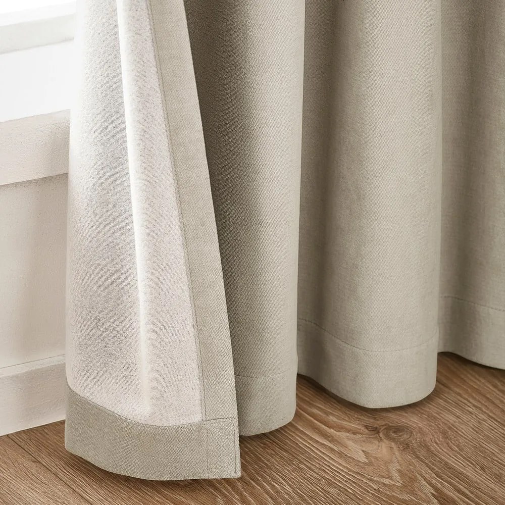 Tende in set oscuranti beige in velluto 2 pz 117x137 cm Wilson – Catherine Lansfield
