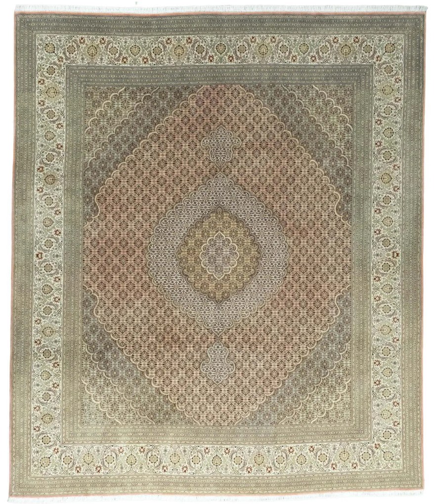 Tabriz Tappeto persiano 250 x 300 Rosso (Iran) Annodato A Mano