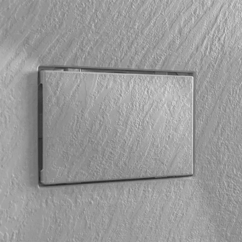 Piatto doccia 70x90 in resina grigio effetto pietra serie Agorà