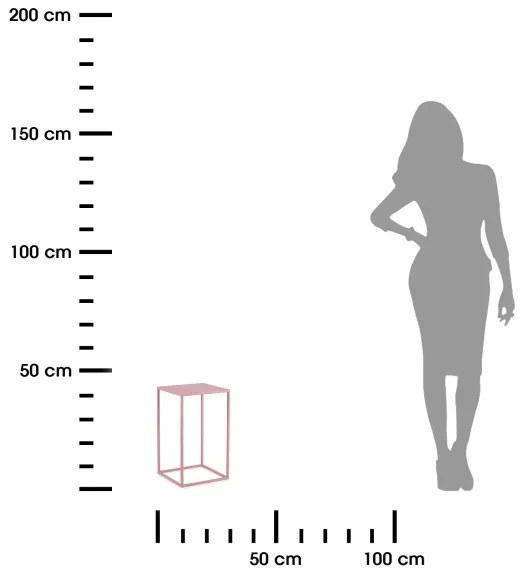 Portafiori 40x24 cm rosa