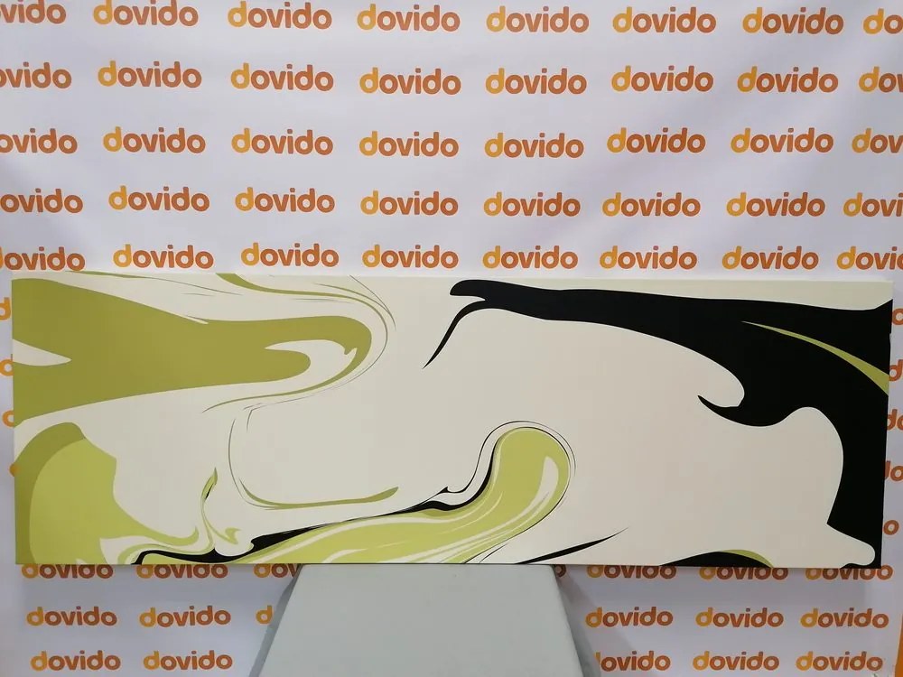 Quadro su tela – Astratto moderno verde