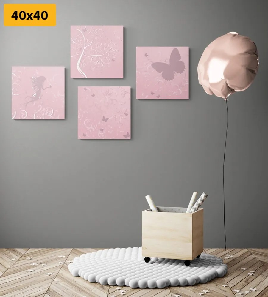 Set di quadri – Fata fiabesca