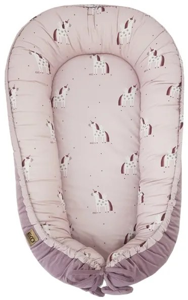 EKO - Cesto per bambini in cotone UNICORN 90x60 cm