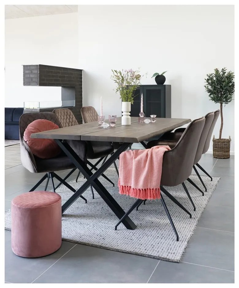 Vetrina in metallo nero 80x120 cm Melbourne - House Nordic