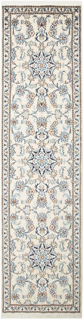 Nain Tappeto persiano 70x290 Beige (Iran) Annodato A Mano
