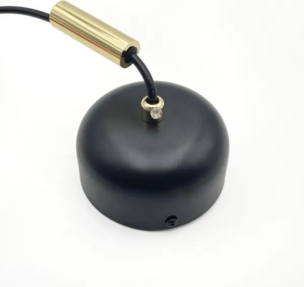 Lampada a sospensione LED su cavo BONNIE LED/10W/230V 3000K nera