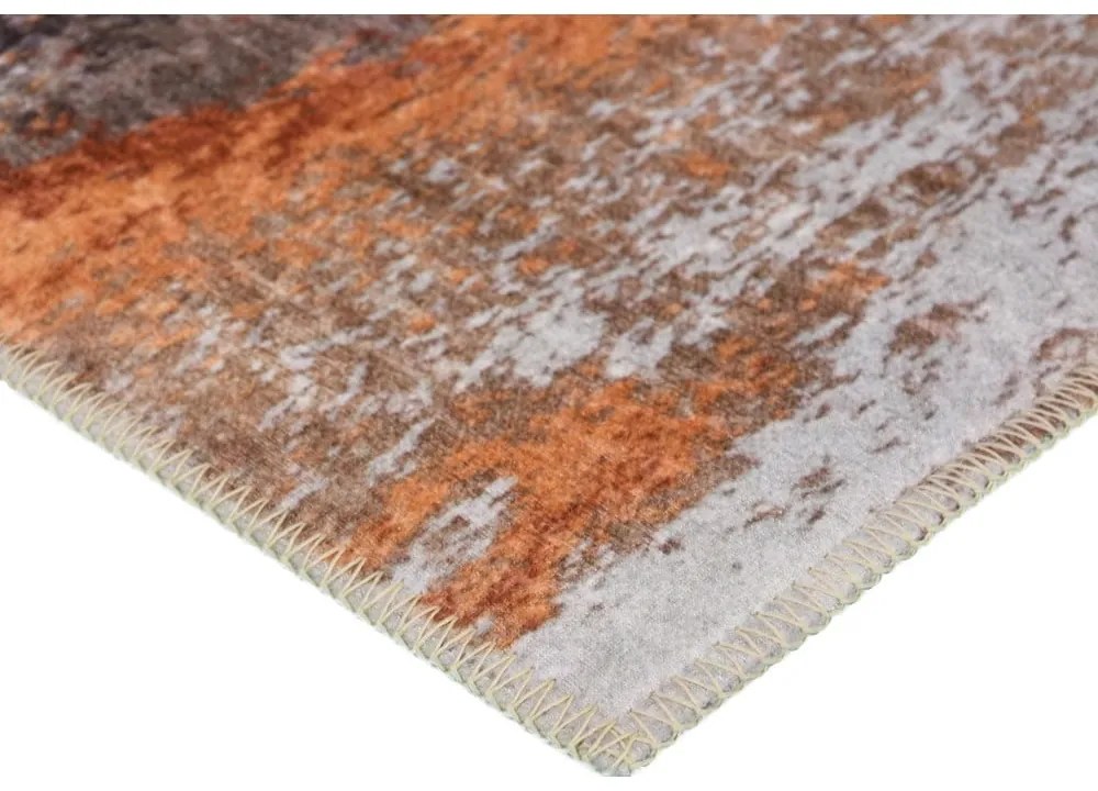 Tappeto lavabile rosso e blu 200x80 cm - Vitaus