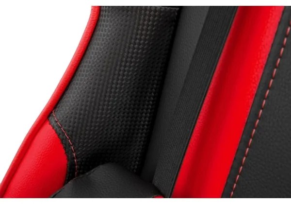 Yenkee - Sedia da gioco nera/rossa