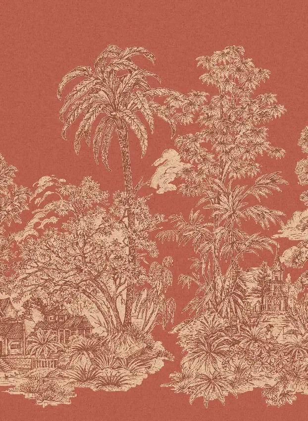 Jannelli & Volpi Wandbild Mandalay - Coral Panel 5