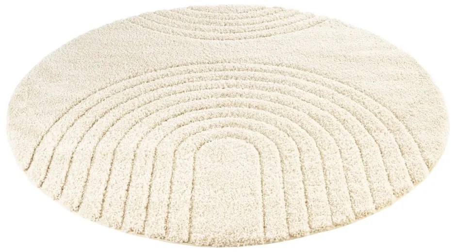 Tappeto bianco crema , ø 160 cm Norwalk Fergus - Mint Rugs