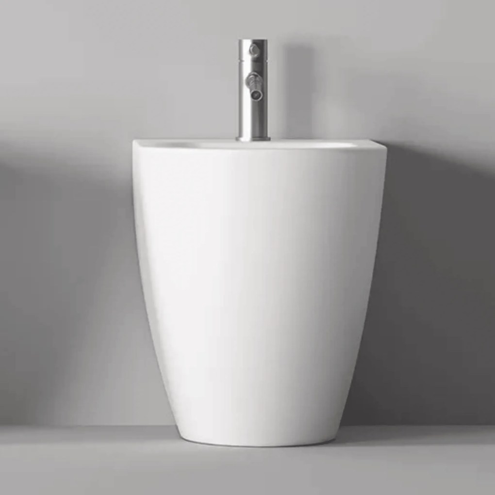 Bidet a Terra Alice Ceramica Bianco Opaco "Form"