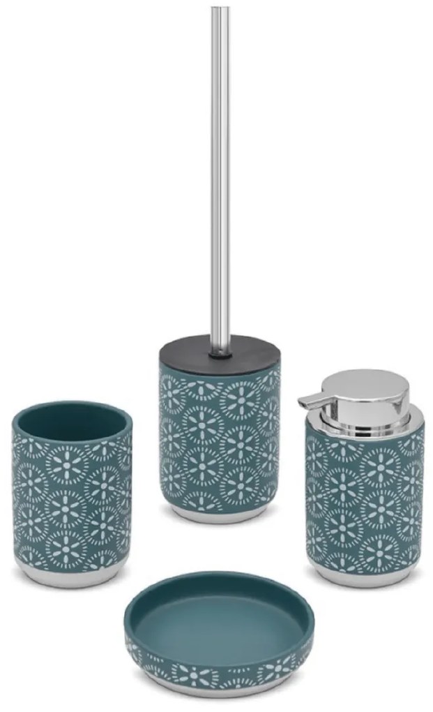 Set 4 Accessori D'Appoggio Feridras "Dallas" Blu Pastello