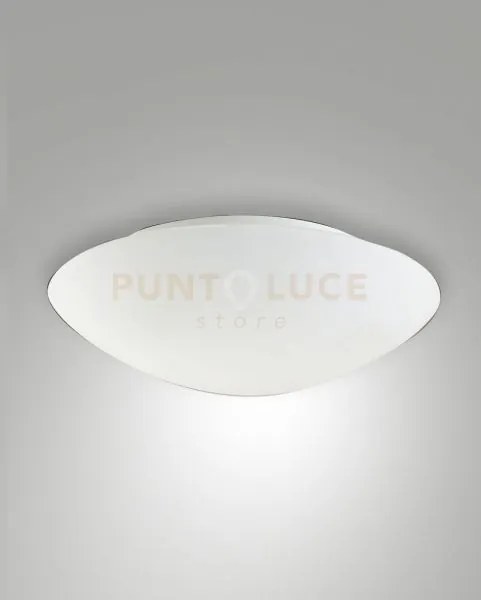 Pandora plafoniera bianca 1 luce attacco e27 d.36cm  con sensore di...