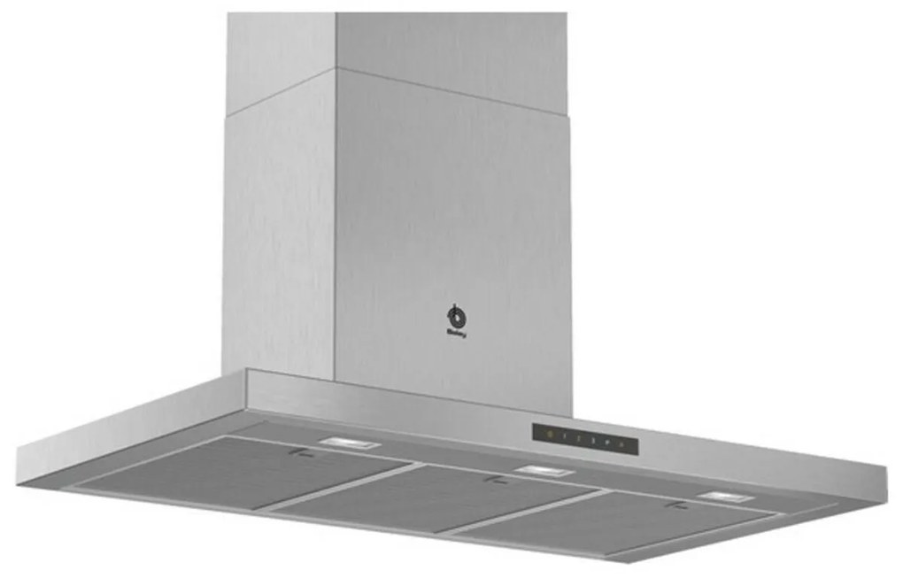 Cappa Classica Balay 3BC997GX 90 cm 721 m³/h 140W A+ Argentato Acciaio