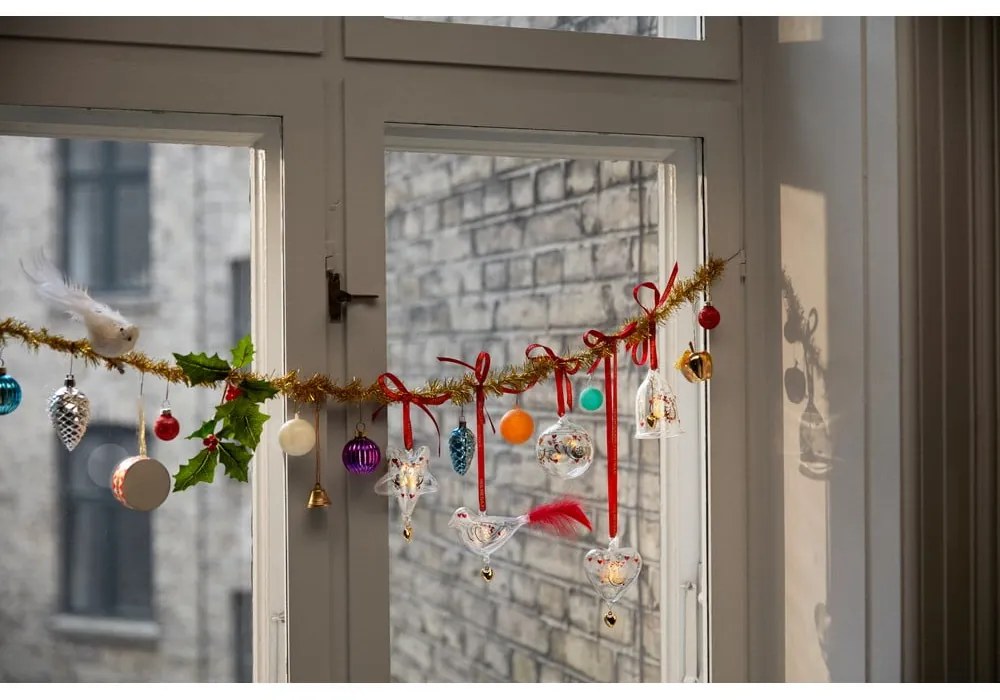 Decorazione per albero di natale in vetro soffiata a mano ø 5,5 cm Ann-Sofi Romme Annual Christmas Bell 2025 – Holmegaard