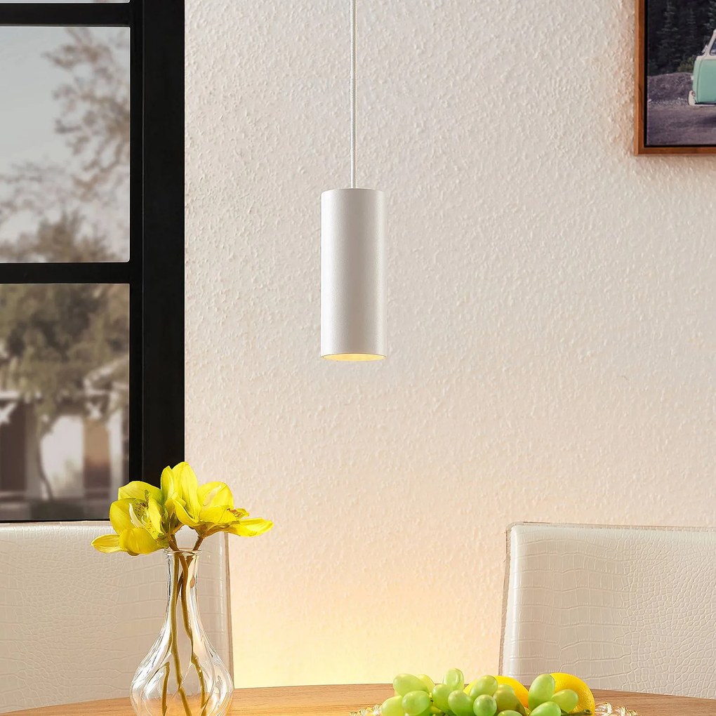 Lampada a sospensione Arcchio Ejona, altezza 15 cm, bianco, alluminio