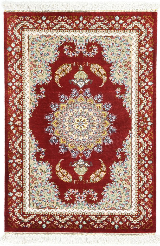 Ghom Tappeto persiano 90 x 60 (Iran) Annodato A Mano