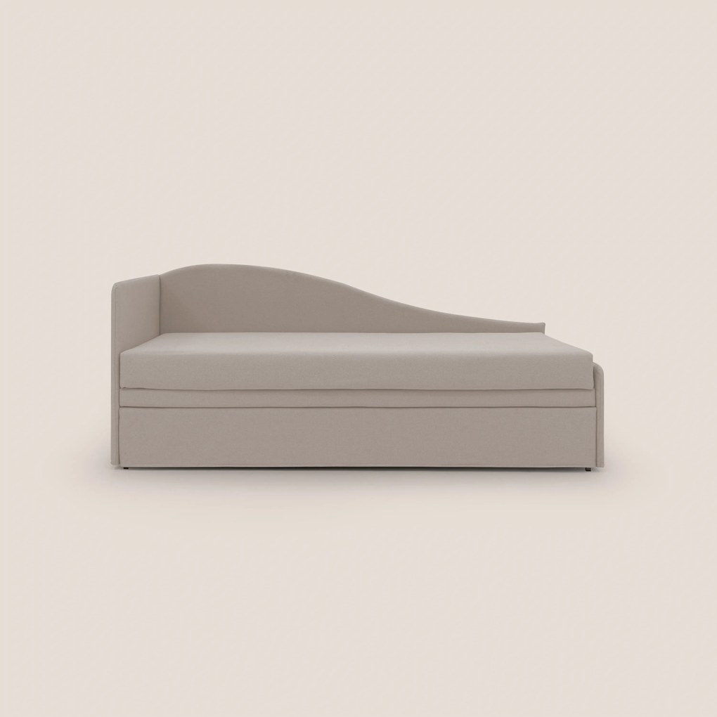 Nolo Divano duplex con doppio letto in tessuto simil cotone impermeabile T13 panna