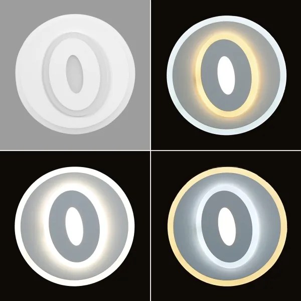 Brilagi - Lampada da parete LED MODERN MINI 26W 230V 3000/4000/6000K