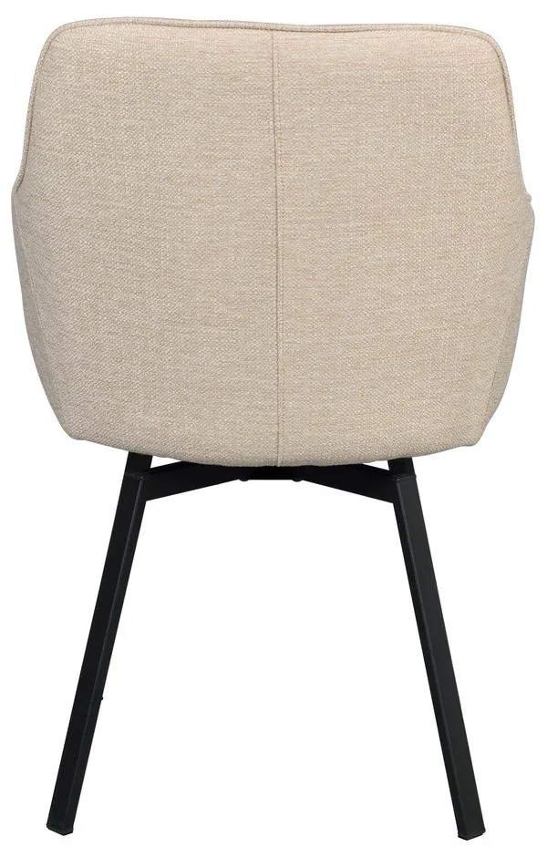 Set di sedie da pranzo beige in imbottito 2 pz Alison – Rowico