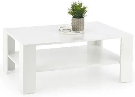 Tavolino KWADRO 53x110 cm bianco