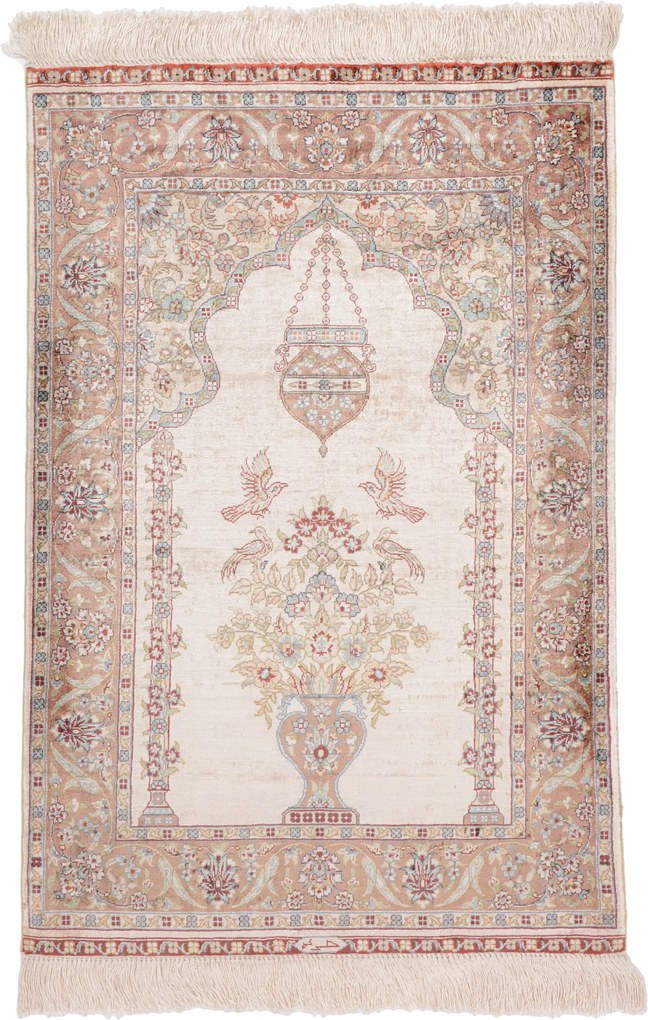 Hereke Tappeto 60x90 (Cina) Annodato A Mano