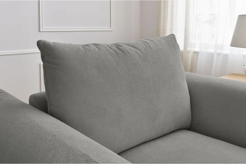 Poltrona grigia Ernest – Bobochic Paris